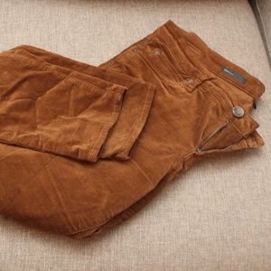 Camel color skinny cords